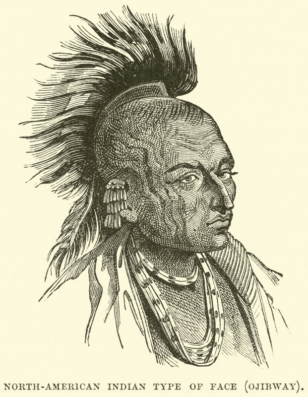 Nord-amerikansk indisk ansiktstype, Ojibway av English School