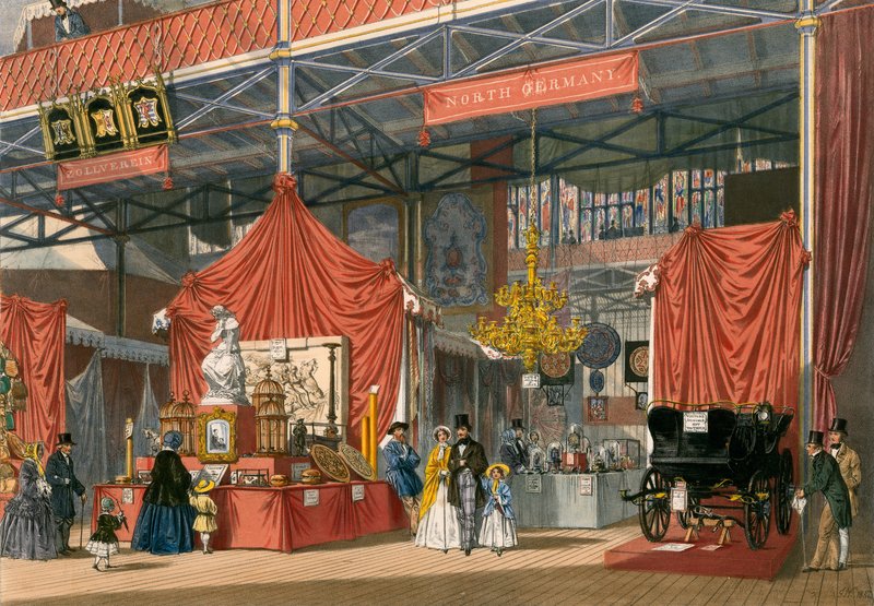 Nord-Tyskland, Den store utstillingen i 1851 av English School