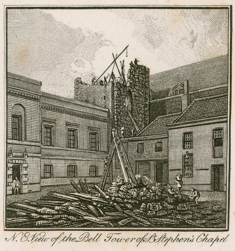 Nordvest-utsikt over Bell Tower of St Stephens Chapel av English School