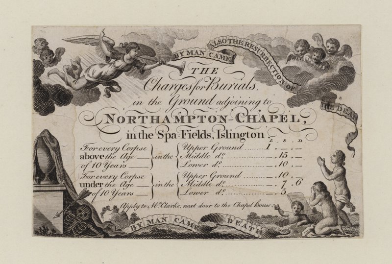 Northampton Chapel, byttekort av English School