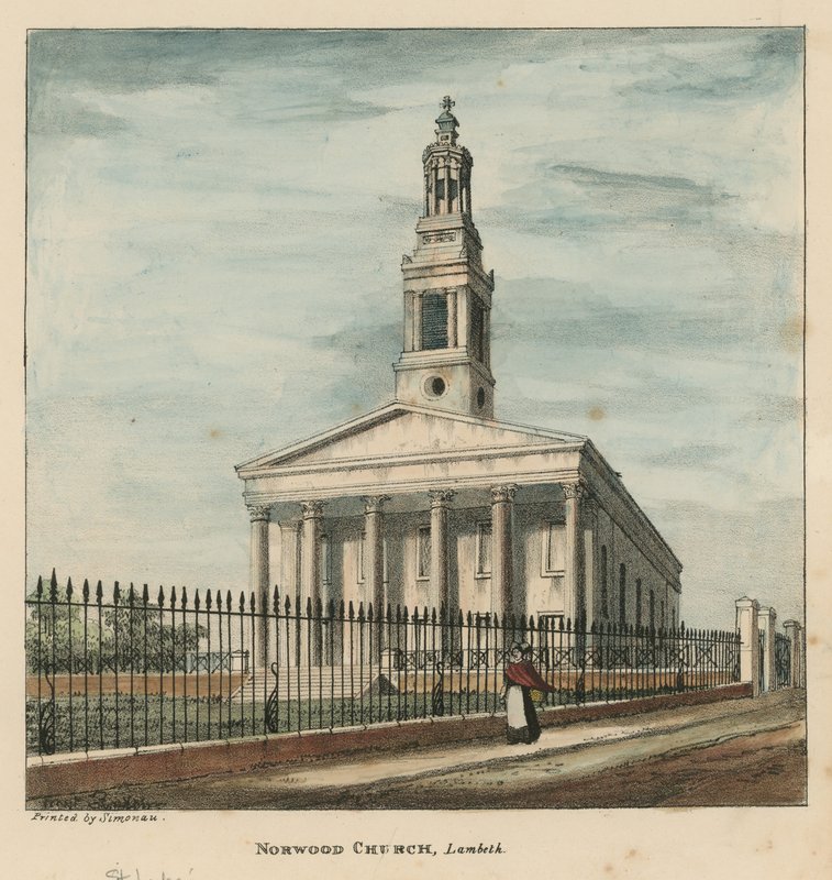 Norwood Church, Lambeth, London av English School