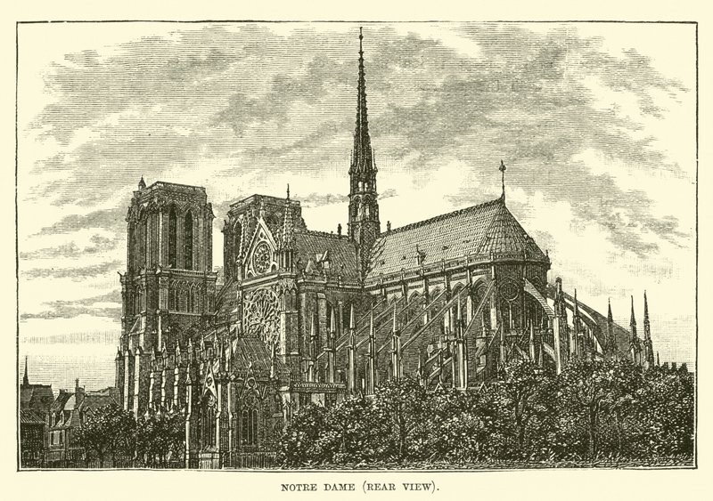 Notre Dame, sett bakfra av English School