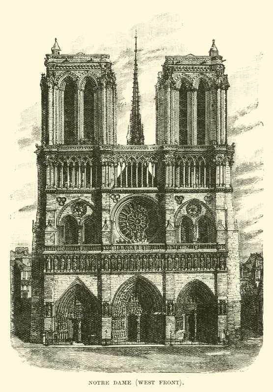 Notre Dame, vestfronten av English School