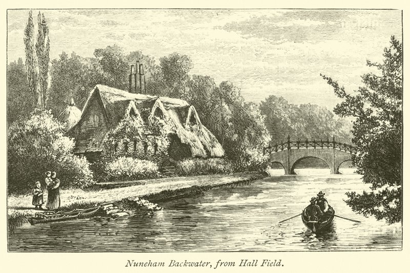 Nuneham Backwater, fra Hall Field av English School
