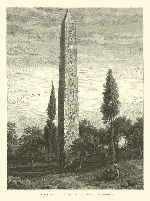 Obelisk av Solens tempel i Heliopolis av English School