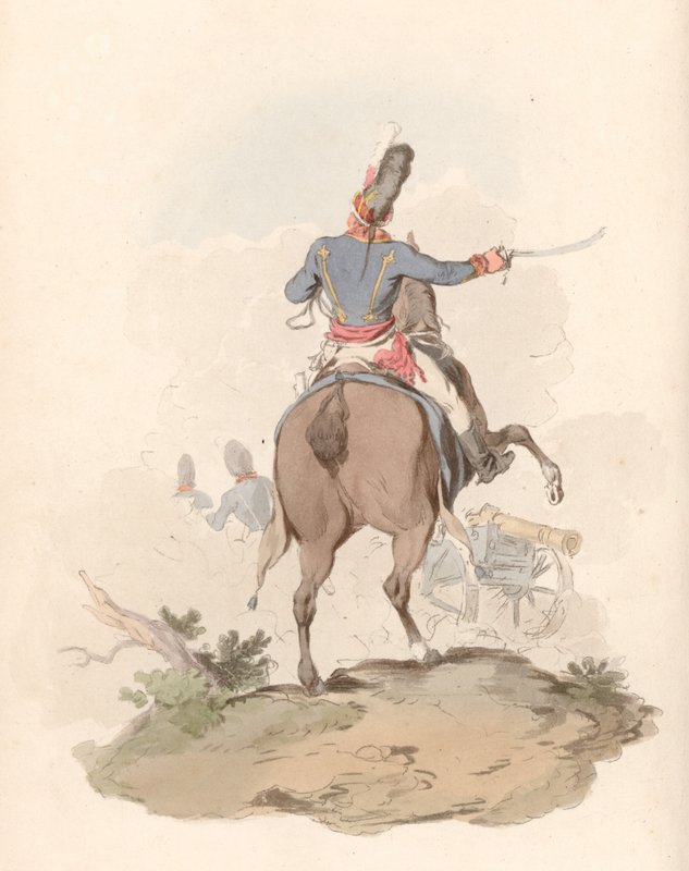 Offiser for Royal Horse Artillery av English School