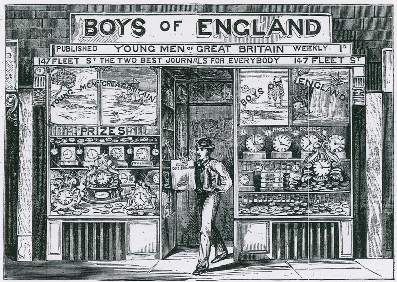 Kontorer til Edwin J Brett, utgiver av Boys of England av English School