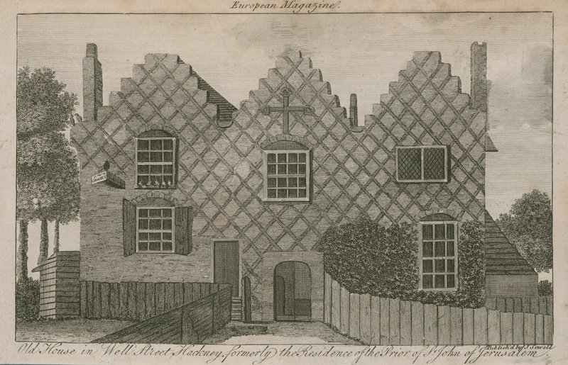 Old House i Well Street, Hackney, tidligere residensen til Prior of St John of Jerusalem av English School