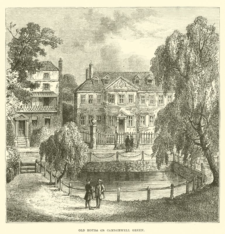 Old House on Camberwell Green (gravering) av English School