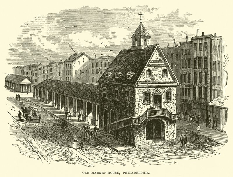 Old Market-house, Philadelphia av English School