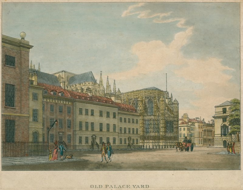 Old Palace Yard, Westminster Abbey, London av English School