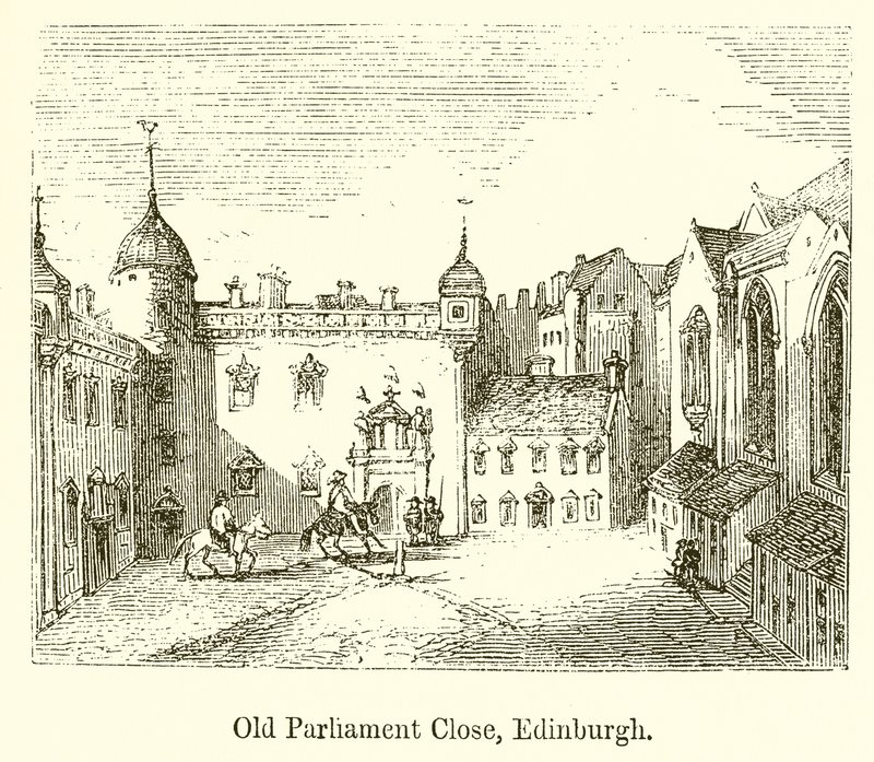 Old Parliament Close, Edinburgh av English School