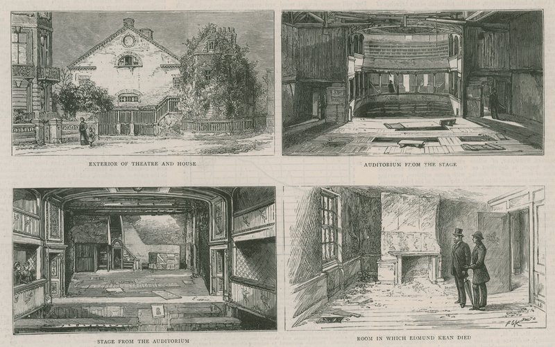 Old Richmond Theatre og Edmund Keans-huset, blir nå revet ned av English School