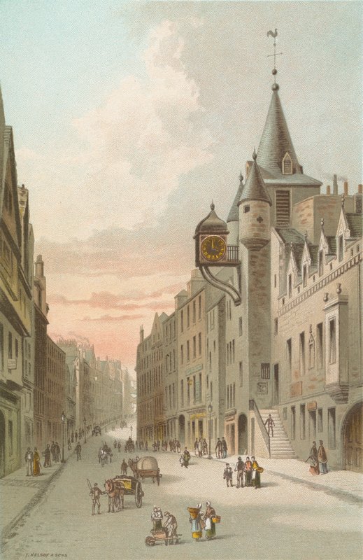 Old Tolbooth og Canongate - Edinburgh av English School