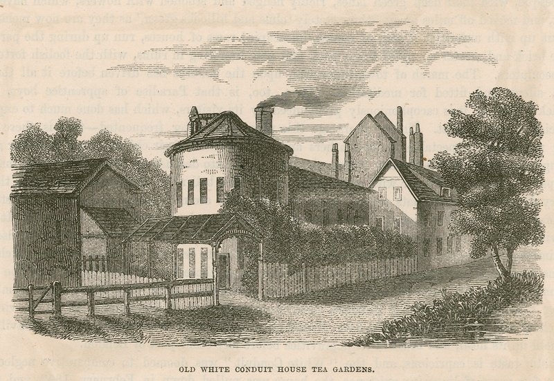 Old White Conduit House tehager, Pentonville, London av English School