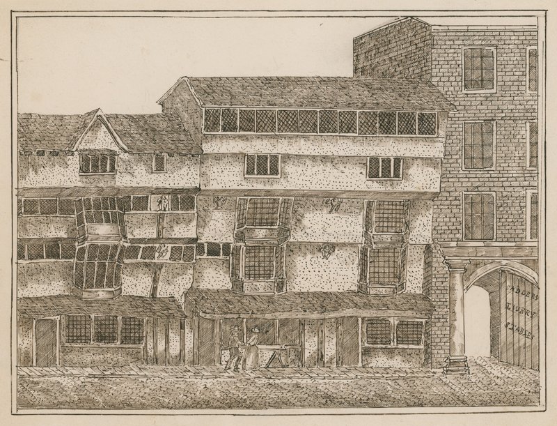 Gammelt hus i Croswell Street av English School
