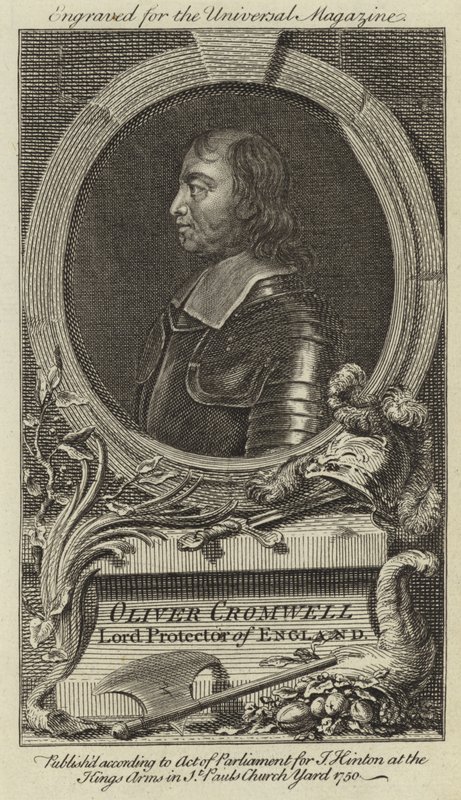 Oliver Cromwell, Lord Protector av England av English School