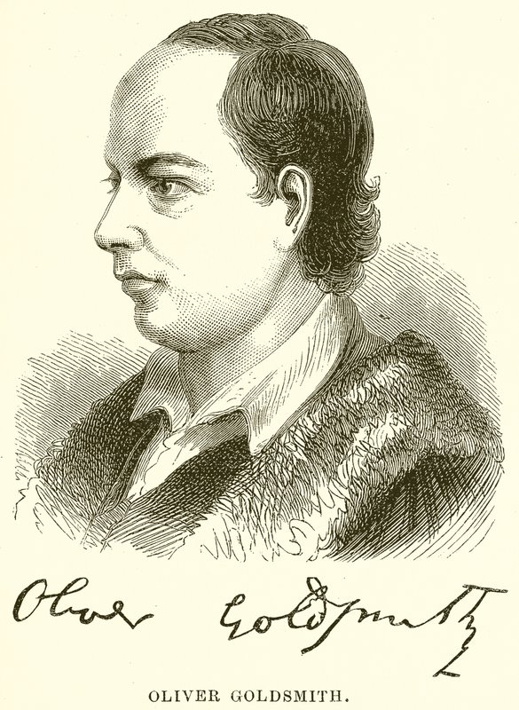 Oliver Goldsmith av English School
