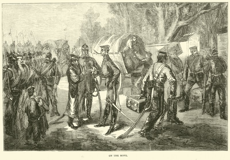 På farten, januar 1871 av English School