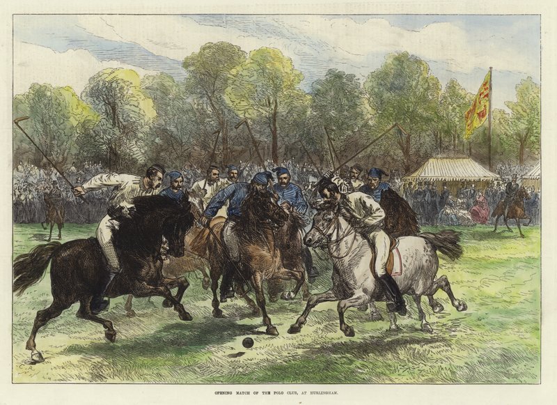 Åpningskamp for Polo Club på Hurlingham av English School