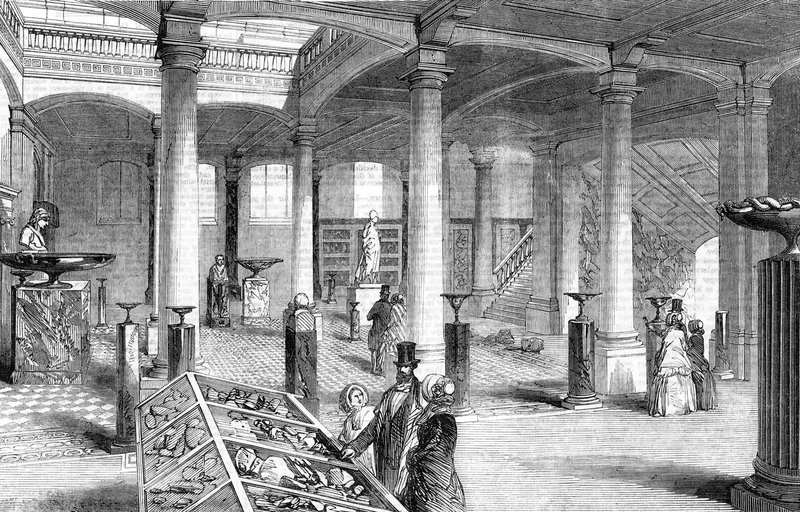 Åpning av Museum of Practical Geology, Jermyn Street, London - Great Hall av English School