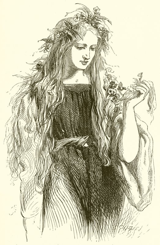 Ophelia av English School