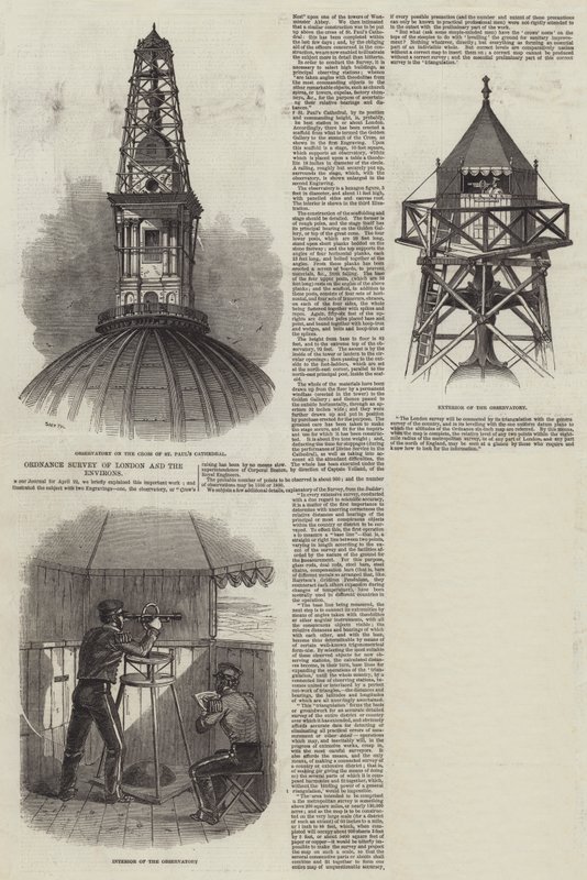 Ordnance Survey of London and the Environs (gravering) av English School