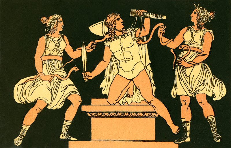 Orestes og furiene av English School
