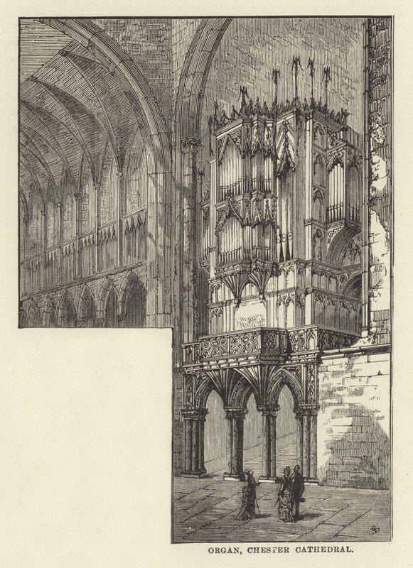 Orgel, Chester Cathedral av English School