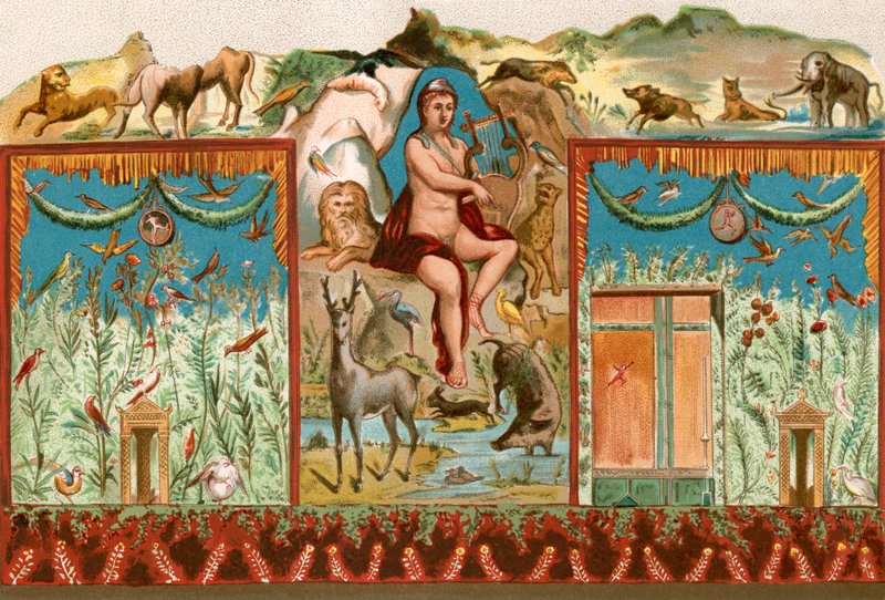 Orpheus sjarmerer dyrene av English School
