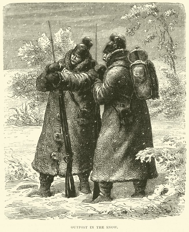Utpost i snøen, oktober 1870 av English School