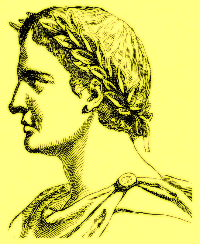 Ovidius Naso, illustrasjon fra The Illustrated History of the World, publisert ca. 1880 (digitalt forbedret bilde) av English School