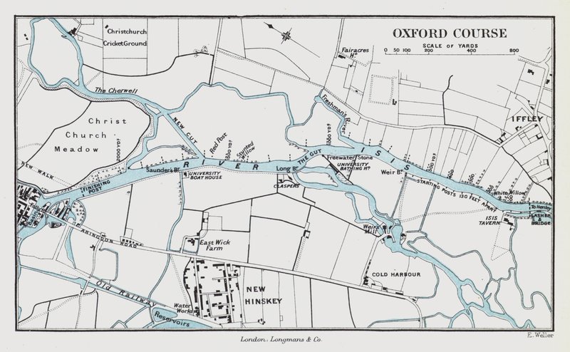 Oxford Course (farget gravering) av English School