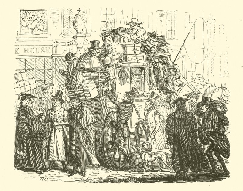 Oxford To London Coach (tresnitt) av English School