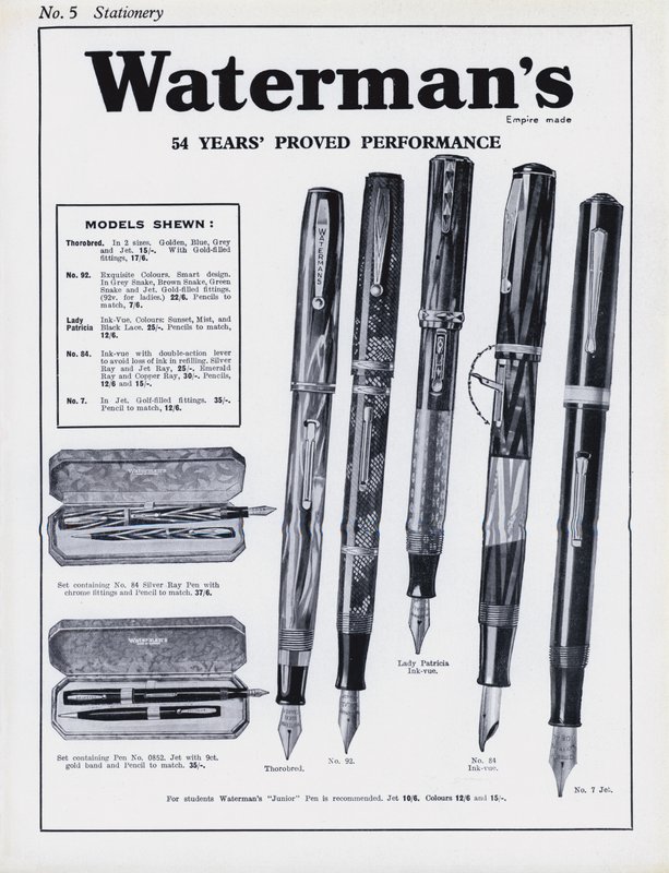 Side fra Army and Navy Stores Catalogue av English School