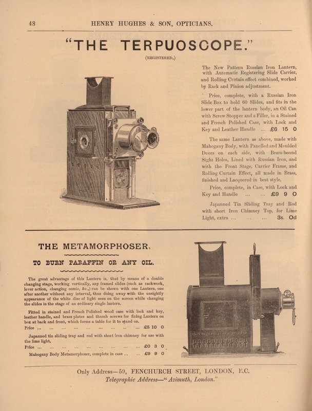 Side fra Henry Hughes & Sons nye katalog av English School