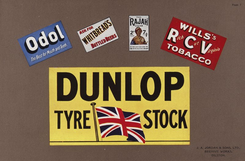 Side fra Jordans Enamelled Signs av English School