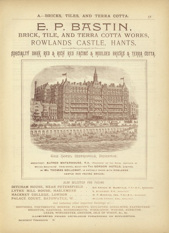 Side fra The Architects, Surveyors and Engineers Compendium 1892 av English School