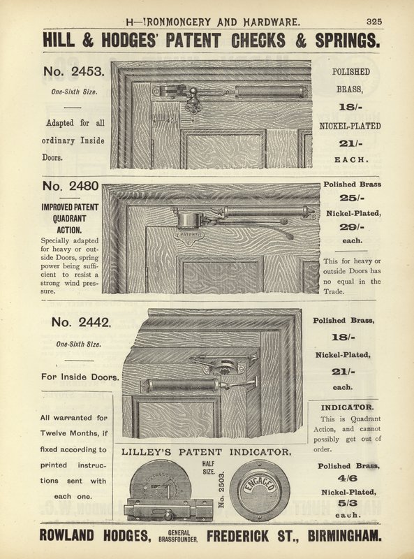 Side fra The Architects, Surveyors and Engineers Compendium 1892 av English School