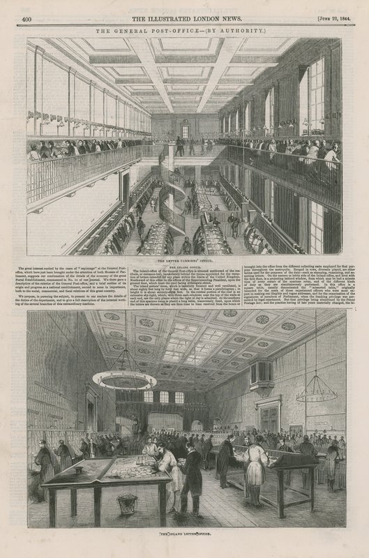 Side fra Illustrated London News av English School