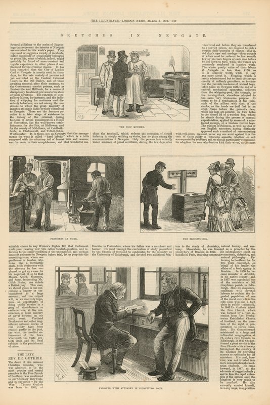 Side fra Illustrated London News av English School
