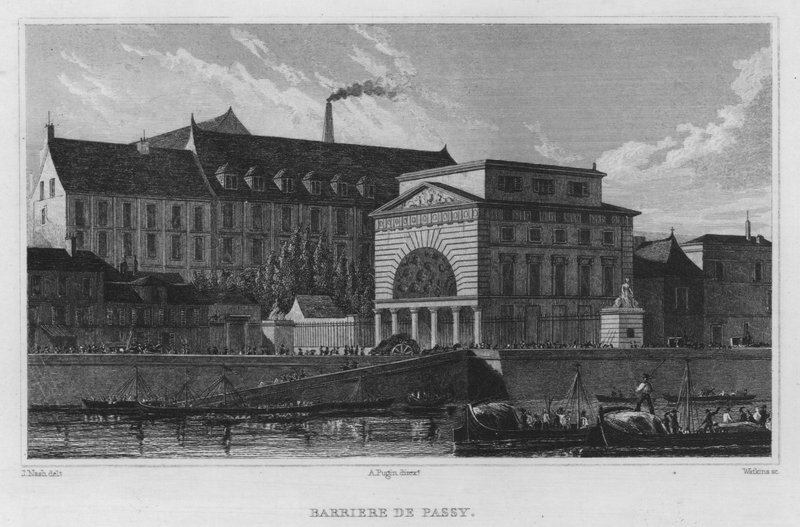 Paris, Barriere De Passy (gravering) av English School