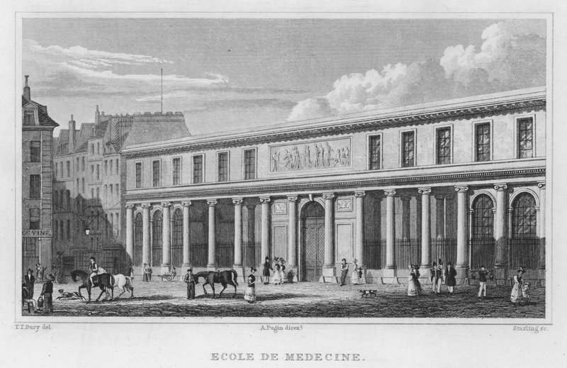 Paris, School of Medicine (gravering) av English School