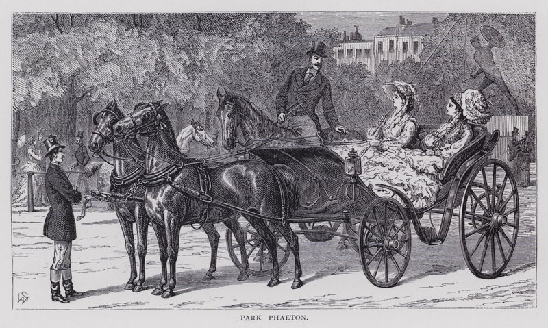 Park Phaeton (gravering) av English School