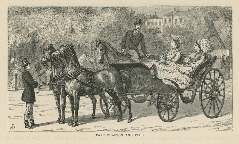 Park phaeton og par av English School