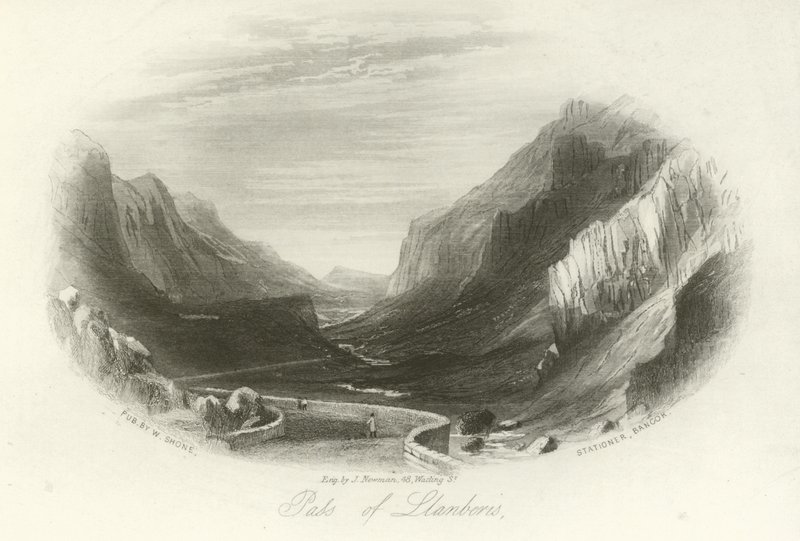 Pass av Llanberis, Nord-Wales av English School