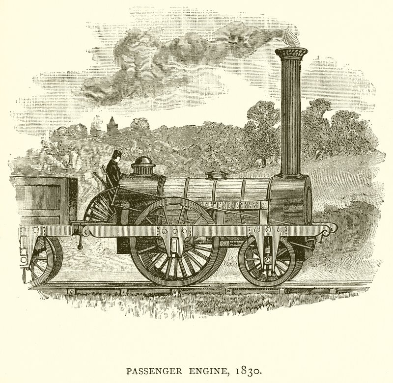 Passasjermotor, 1830 av English School