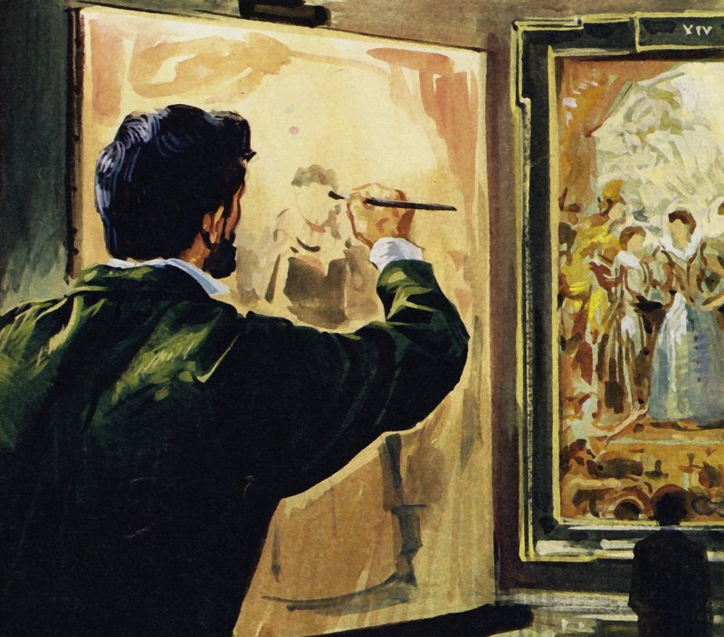 Paul Cezanne studerte og kopierte til og med verkene til Rubens i Louvre-museet av English School