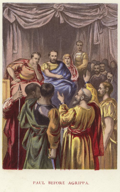 Paulus før Agrippa av English School