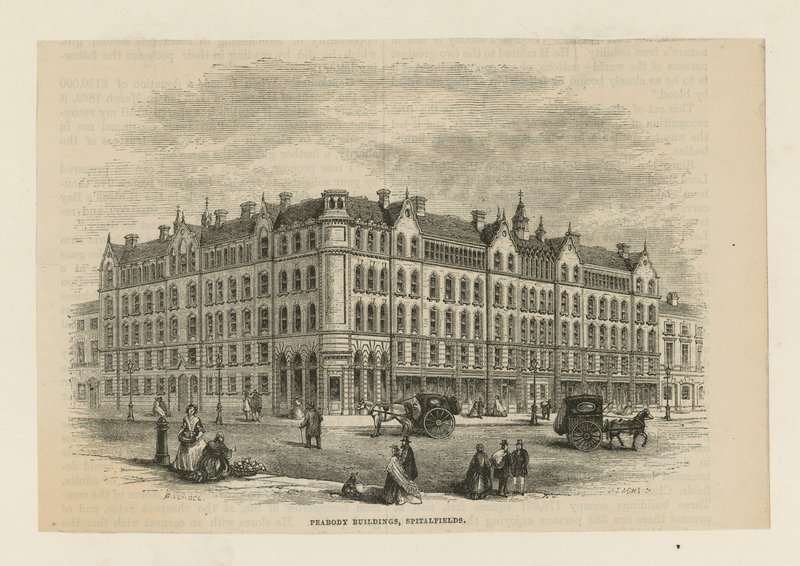Peabody-bygninger i Spitalfields av English School